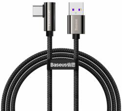 Baseus Legend 90 fokban döntött USB - USB Type-C kábel 66W 1m fekete