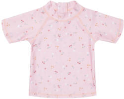 Little Dutch gyerek rövid ujjú úszó póló kis pink virágok - 74/80 (CL12443516)