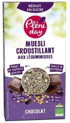 Pleniday Musli Crocanti cu Leguminoase si Ciocolata cu Continut Redus de Zahar 350gr Pleniday