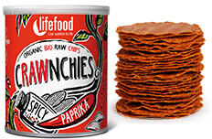 Lifefood Chips Crawnchies cu Boia Spicy Raw Bio Lifefood 30gr