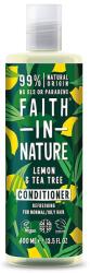 Faith in Nature Balsam Natural Revigorant cu Lamaie si Tea Tree pentru Toate Tipurile de Par 400 mililitri Faith In Nature