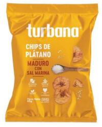 Uniban Chips Plantan Copt cu Sare Marina 85 grame Turbana