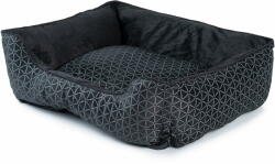 PetHaus Culcus Confortabil pentru Caini sau Pisici, 70 x 60 x 25 cm, Negru