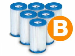 Intex Set 6 filtre pentru pompa piscina, tip B, Intex