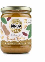 Biona Organic Crema Tartinabila de Arahide Crunchy cu Sare Bio 500 grame Biona