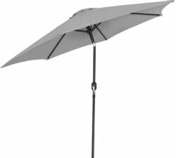 Garden Line Umbrela soare GardenLine, pentru terasa, structura otel, 300 x 245 cm, husa inclusa, gri