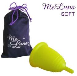 Me Luna Cupă menstruală cu picioruș, mărimea S, auriu - MeLuna Soft Menstrual Cup