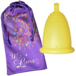 Me Luna Cupă menstruală cu bilă, mărimea M, galbenă - MeLuna Soft Menstrual Cup Ball