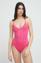 Giorgio Armani egyrészes fürdőruha rózsaszín, puha kosaras - rózsaszín XS - answear - 23 385 Ft