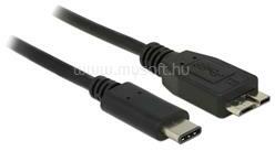 Delock kábel USB 3.1 Gen 2 Type-C male to USB Type Micro-B male, 0.5m, fekete (DL83676) (DL83676)