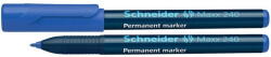 Schneider Permanent marker SCHNEIDER Maxx 240, varf rotund 1-2mm - albastru (S-124003) - vexio