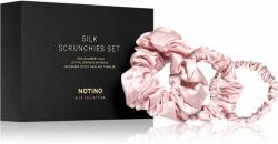 Notino Silk Collection Scrunchie Set комплект копринени ластици за коса цвят Pink