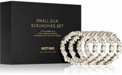 Notino Silk Collection Small Scrunchie Set комплект копринени ластици за коса цвят Cream