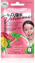 Eveline Cosmetics Look Delicious Watermelon & Lemon masca de hidratare si luminozitate pentru ten obosit 10 ml