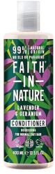 Faith in Nature Balsam natural nutritiv cu lavanda si muscata pentru par normal si uscat, 400ml, Faith in Nature