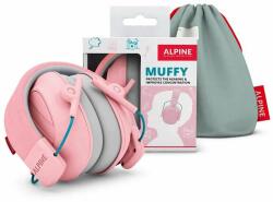 Alpine Casti antifonice pliabile pentru copii de la 5-16 ani SNR 25 Muffy Kids Pink ALP26481, 1 bucata, Alpine