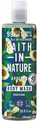 Faith in Nature Gel de dus natural nutritiv cu avocado, 400ml, Faith in Nature
