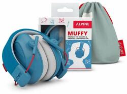 Alpine Casti antifonice pliabile pentru copii de la 5-16 ani SNR 25 Muffy Kids Blue ALP26474, 1 bucata, Alpine