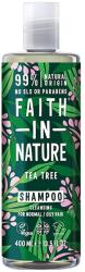 Faith in Nature Sampon purificator cu ulei din arbore de ceai pentru par gras cu matreata, 400ml, Faith in Nature