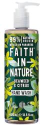 Faith in Nature Sapun lichid natural cu alge marine si citrice, 400ml, Faith in Nature