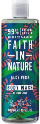 Faith in Nature Gel de dus natural reparator cu aloe vera, 400ml, Faith in Nature