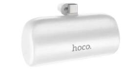 hoco. J106 5000 mAh kapacítású kompakt powerbank, type-c csatlakozóval, kitámasztóval fehér