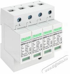  Tracon ESPD1+2-12.5-4P cserélhető betéttel T1+T2 AC típusú túlfeszültség levezető