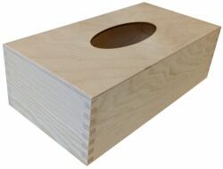 Tonap Fa papír zsebkendő doboz KLASIK 25 x 8 x 13 cm (24HR)