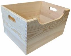 Gaboni Fa doboz kivágással 40 x 30 x 22 cm (8Z)