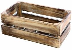 Divero Kerti fa tároló doboz Vintige barna 36 x 17 cm (DW62199)