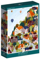 Pieces & Peace Pieces & Peace 1000 db-os puzzle - Forest City (0012) (0012)