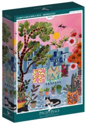 Pieces & Peace Pieces & Peace 1000 db-os puzzle - Chefchaouen Cats - Morocco (0038)