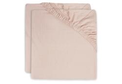 Jollein - Stretch lepedő 40x80 cm 2db Pale Pink
