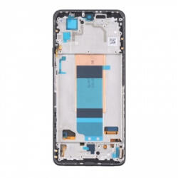 Xiaomi Poco F4 előlap keret, lcd kijelző és érintőpanel, fekete (gyári)