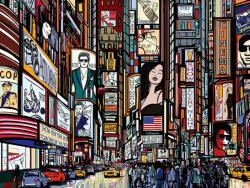 Ravensburger 17088 - Colourful New York - 1000 db-os puzzle (17088)