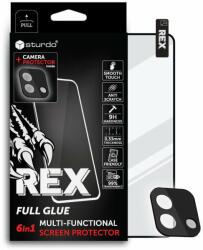 Sturdo Sticlă de protectie Sturdo Rex + Protectie camera Xiaomi Redmi 12C, Full Glue, 6 in 1
