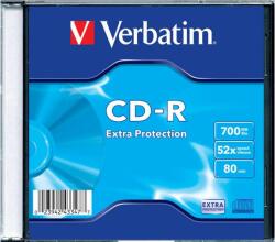 Verbatim CD-R 52X EXTRA PROT. SINGLE WR SL (43347)