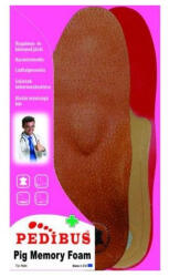 PEDIBUS Pig Memory Foam memóriahabos talpbetét 41/42-es méret (7024, 1pár) 1db - herbaline