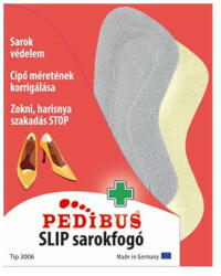 PEDIBUS Slip velúr bőr sarokfogó öntapadós fóliával (3006) 1pár