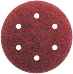 Abraboro tépőzáras csiszolópapír 6 lyuk 150x22 mm / K120 (50db/csomag) (030415012007)