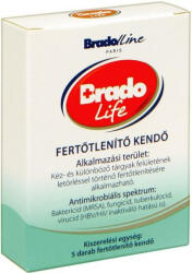 Bradochem BradoLife fertőtlenítő kendő 5db - herbaline
