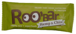 Roobar 100% raw bio gyümölcsszelet - kenderprotein-chia mag 30g