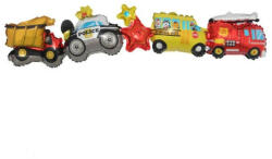  Fólia lufi girland - Járművek