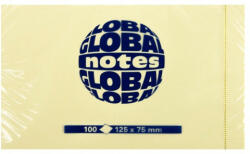 Global Notes Öntapadós jegyzettömb GLOBAL Notes 3655-01 75x125mm 100 lap (11383) - papir-bolt