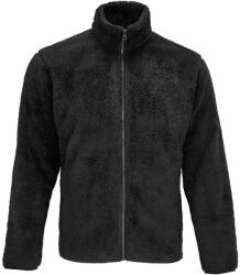 SOL'S Jachetă fleece cu fermoar Finch - Neagră | XS (SOLS-04022-1000350062)