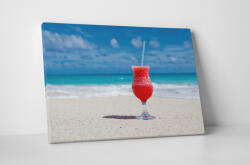 4 Decor Tablou canvas : Un cocktail pe plaja - beestick-deco - 174,00 RON