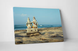 4 Decor Tablou canvas : Statuie in nisip - beestick-deco - 104,00 RON