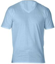 Gildan Tricou barbati, bumbac 100%, Gildan GI41V00 V-Neck, light blue (gi41V00lb)