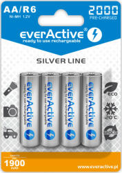everActive Acumulatori AA R6 2000mAh 1.2V Ni-MH set 4 buc. Everactive Silver Line