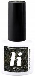 Hi Hybrid Top coat cu particule strălucitoare - Hi Hybrid Top No Wipe Galaxy Shine 5 ml